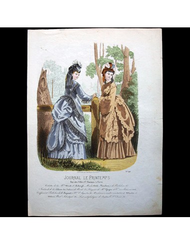 Worth & Bobergh - Le Journal du Printemps, gravure 140 (circa 1868) ouvre sa boutique