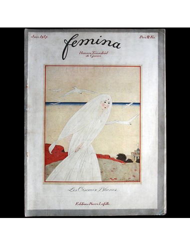 Fémina (juin 1917), couverture de Georges Lepape Les êtres humains sont 