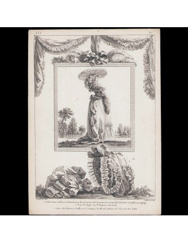 Gallerie des Modes et Costumes Français, 1778-1787 - réunion de 8 gravures par Watteau (1784-1785) Jusqu'à 80% De Réduction