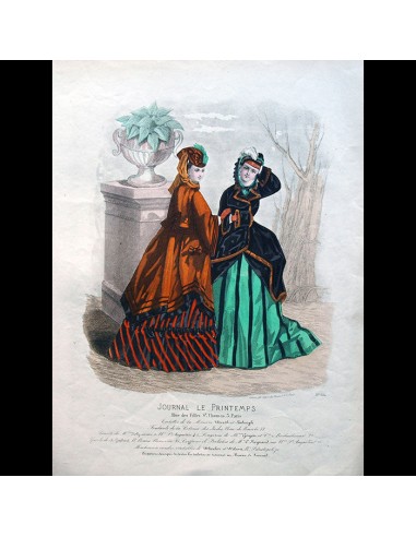 Worth & Bobergh - Le Journal Le Printemps, gravure 104 (circa 1867-1870) en stock