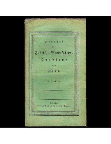 Journal für Fabrik, Manufaktur, Handlung und Mode, Februar 1797 rembourrage situé sous