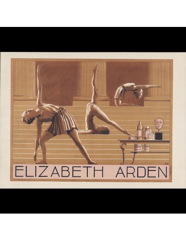 Elizabeth Arden - Planche publicitaire, par H. E. (circa 1935) offre 