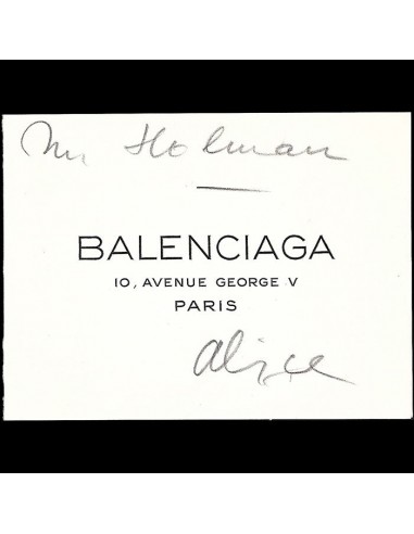 Balenciaga, carnet de défilé, circa 1964 pas cher chine