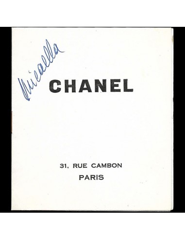 Chanel - Carnet de défilé, 1963 Amélioration de cerveau avec