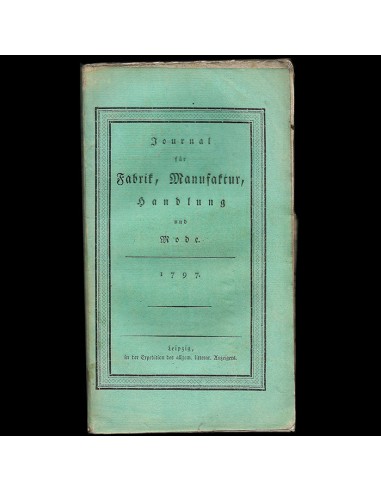 Journal für Fabrik, Manufaktur, Handlung und Mode, April 1797 50% de réduction en Octobre 2024