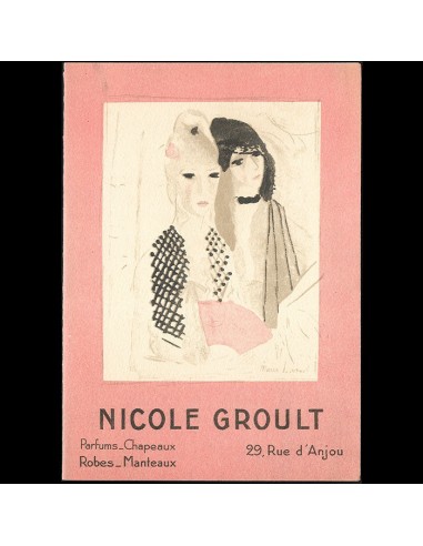 Nicole Groult - Invitation illustrée par Marie Laurencin (1930) Voir les baskets