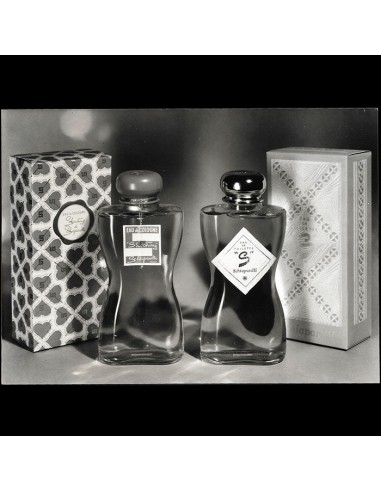 Schiaparelli - Parfums, eau de cologne Shocking et eau de toilette "S" par Kollar (circa 1960s) Livraison rapide