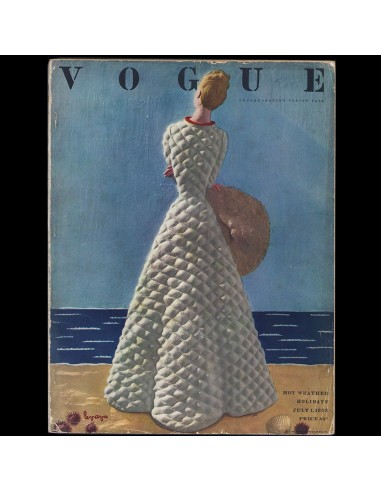 Vogue US (1er julllet 1938), couverture de Georges Lepape offre 