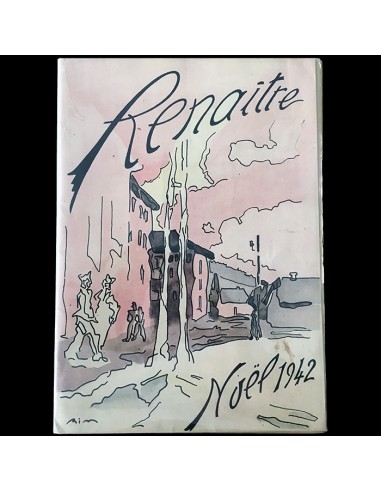 Renaître, Revue mensuelle de l'Oflag VIII, Numéro spécial de Noël 1942 consacré à la mode outlet