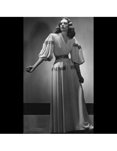 Jeanne Lanvin - Robe du soir (1945) Dans la société mordern