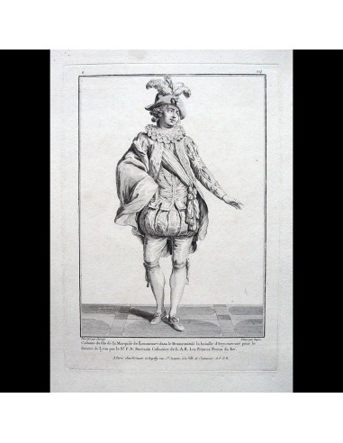 Gallerie des Modes et Costumes Français, gravure n° S 104, Costume du Fils de la Marquise de Lénoncourt (1779) votre