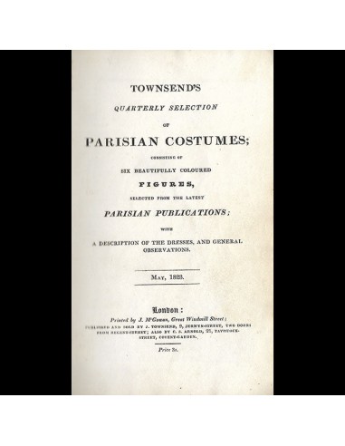 Townsend's selection of Parisian costumes - livraisons de 1823 à 1825 soldes