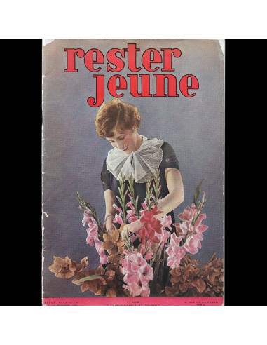 Rester Jeune, novembre 1934, couverture de Georges Saad Venez découvrir notre 