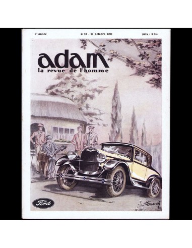 Adam, la revue de l'homme, n°42 (15 octobre 1929) votre restaurant rapide dans 