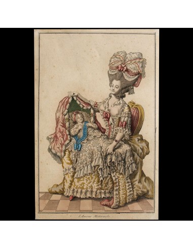 Mondhare - Collection de la Parure des Dames - L'Amour Maternele (circa 1782) france