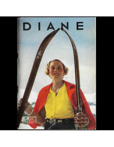 Diane n°3 (janvier 1938), couverture de Doucet en ligne