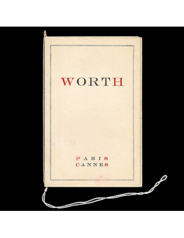 Worth - Carnet de défilé, circa 1935 vente chaude votre 