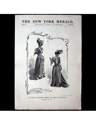 The New York Herald Fashion Supplement, November 10th 1901 Economisez 