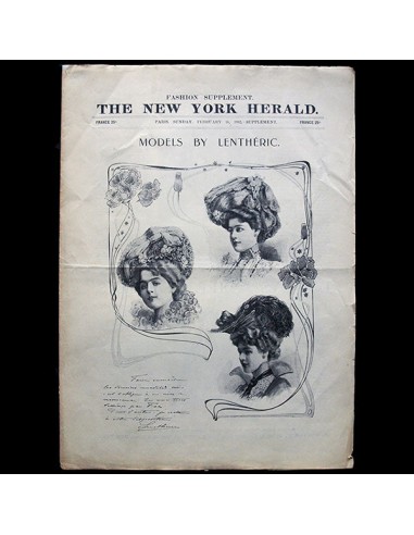 The New York Herald Fashion Supplement, February 16th 1902 d'Europe débarque