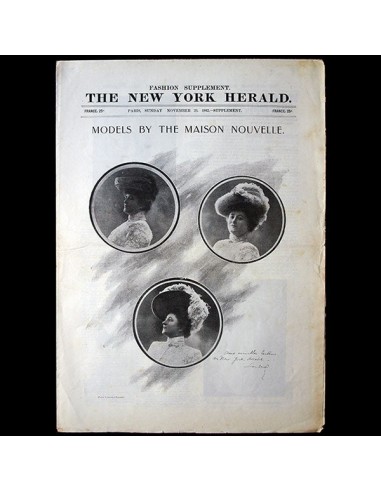 The New York Herald Fashion Supplement, November 23rd 1902 Dans la société mordern