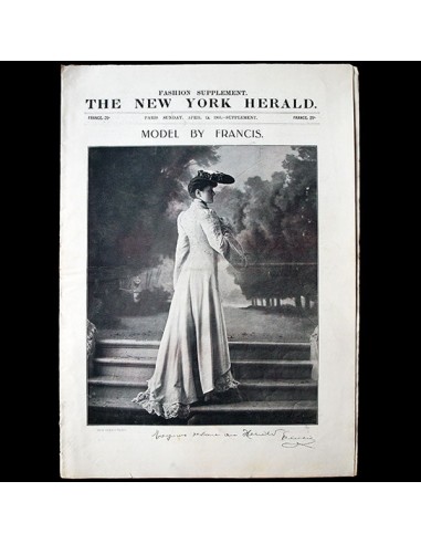 The New York Herald Fashion Supplement, April 12th, 1903 brillant des détails fins