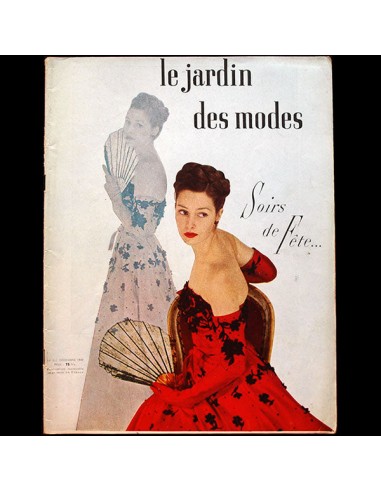 Le Jardin des Modes, n°312, décembre 1947, couverture d'Harry Meerson en ligne