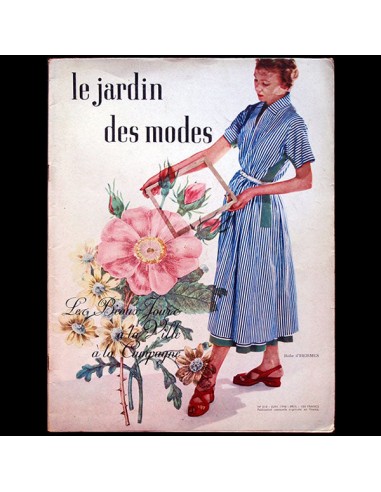 Le Jardin des Modes, n°318, juin 1948, robe d'Hermès des créatures d'habitude