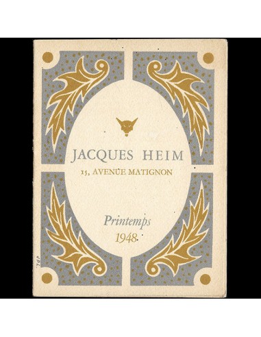 Heim - Programme de défilé de la maison Jacques Heim pour le Printemps 1948 vente chaude votre 