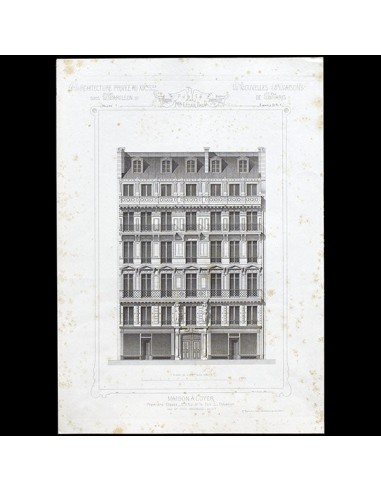 Paquin - Immeuble du 3 rue de la Paix à Paris (1864) acheter