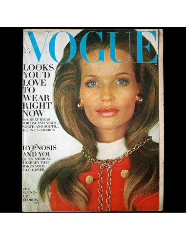 Vogue US (15th January 1969), couverture de Franco Rubartelli votre